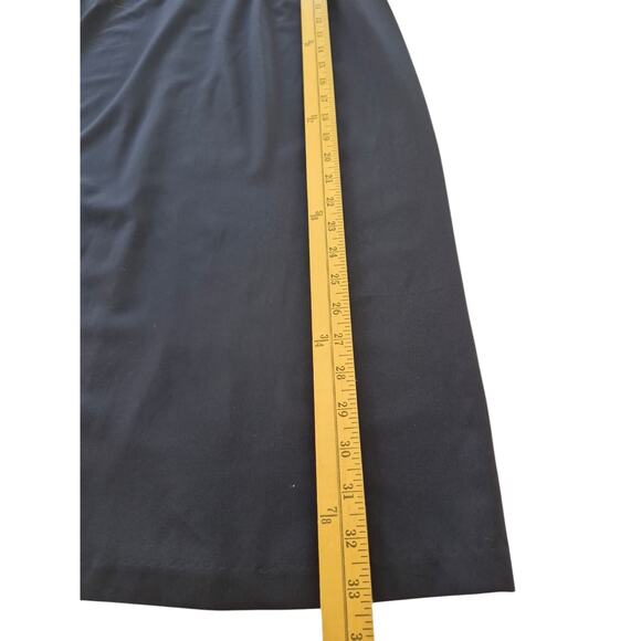 LOFT Dress Size 6 Navy Shift Long Lace Bell Sleeves Cocktail Office Siren Boho - Picture 10 of 10